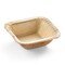 Square Palm Leaf Eco Friendly Mini Disposable Bowls - 3 oz. (100 Bowls)